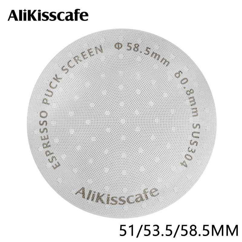 Coffee Equipment Filter - Alikisscafe-コーヒーメーカー用エスプレッソフィルターホルダー、バリスタツール、フィルターホルダー、Portafilter、アクセサリー、51mm、53.5mm、58.5mm、0.8mm