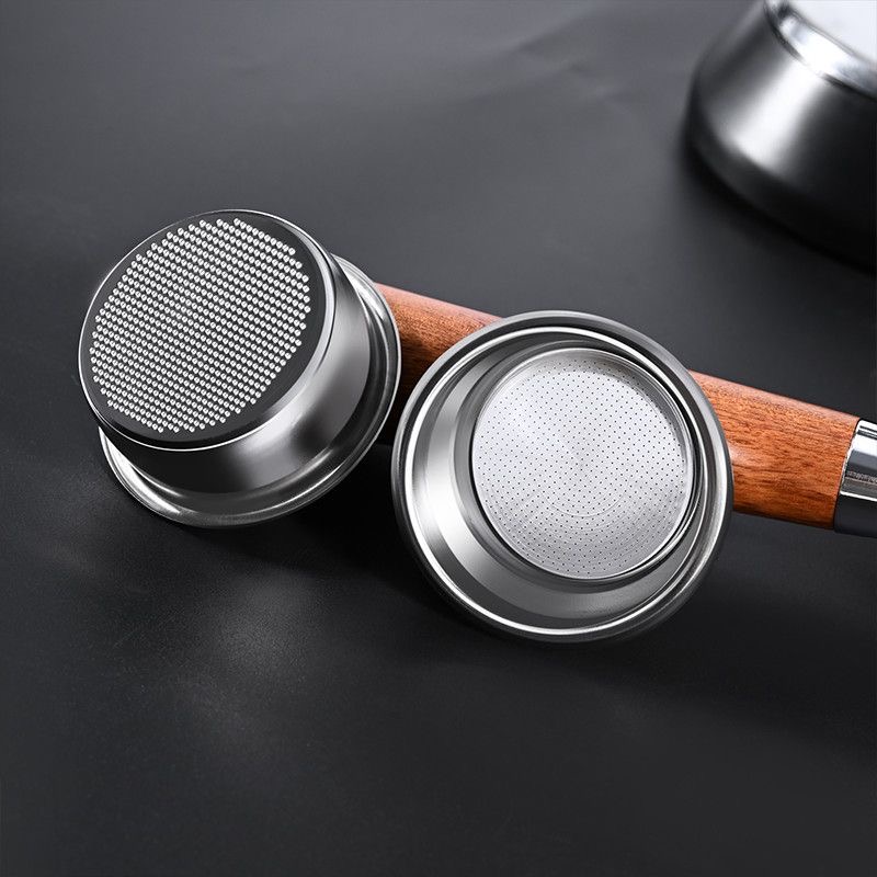 Coffee Equipment Filter - ユニバーサル 304 ステンレス鋼フィルターバスケット、ボトムレスポルタフィルター用、51/54/58mm エスプレッソパウダーボウル、家庭用バリスタコーヒー用