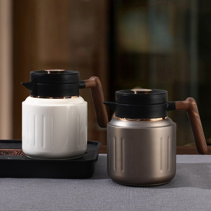 Coffee Equipment Filter - 1000ML 高級スマートコーヒーポット 家庭用 大容量 フィルター付き 紅茶ポット