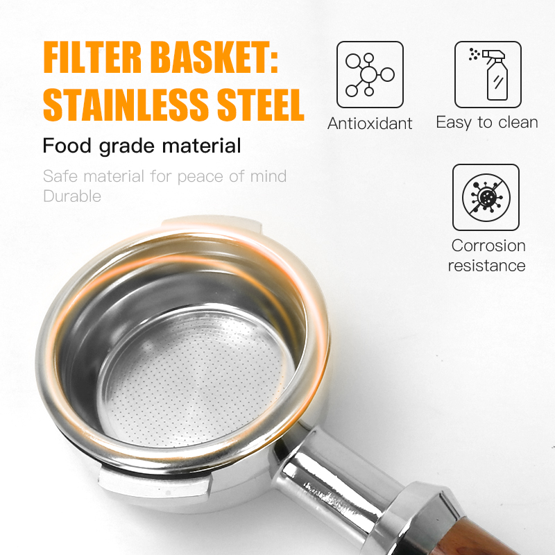 58 ミリメートルコーヒー底なしポルタフィルターネイキッドヌ - Coffee Equipment Filter のレビューと価格