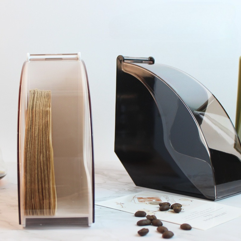 1pc 扇形コーヒーフィルターペーパー防塵バー収納ラック ダ - Coffee Equipment Filter のレビューと価格