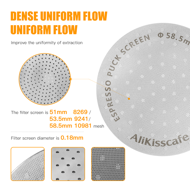 Alikisscafe-コーヒーメーカー用エスプレッソフィル - Coffee Equipment Filter のレビューと価格