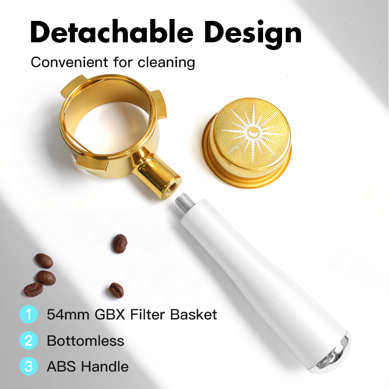 AliKisscafe 54 ミリメートルコーヒー底なしポル - Naked Portafilter Bottomless のレビューと価格