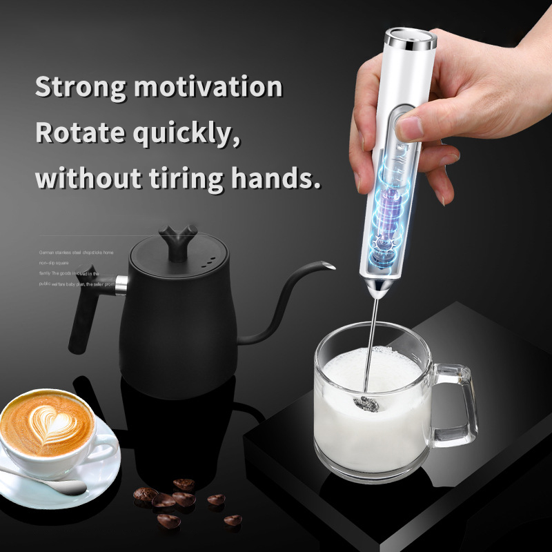 電動ミルクフォーマーブレンダーワイヤレスコーヒー泡立て器ミキ - Milk Steaming Pitcher のレビューと価格