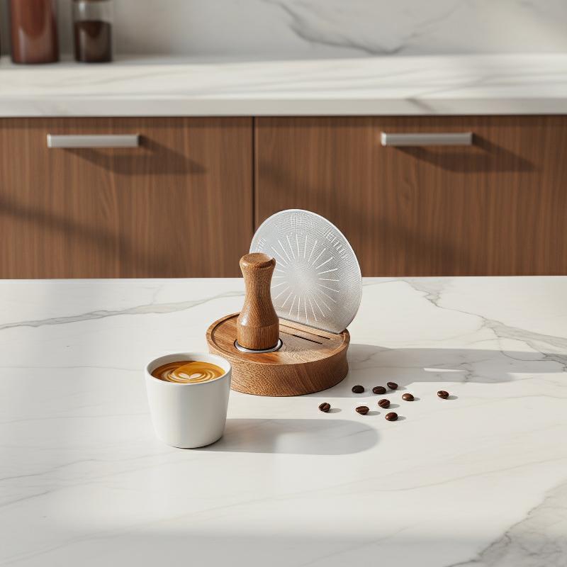エスプレッソパックスクリーン磁気用品木製ハンドル付き 51/ - Coffee Equipment Filter のレビューと価格