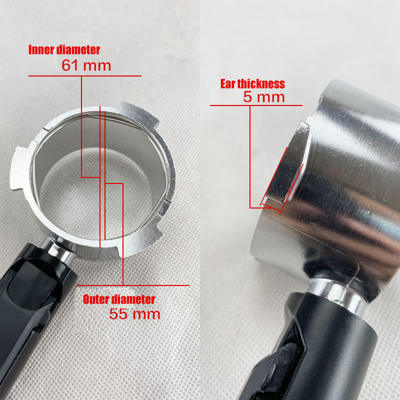 コーヒーボトムレスポルタフィルター デロンギ EC680/E - Naked Portafilter Bottomless のレビューと価格