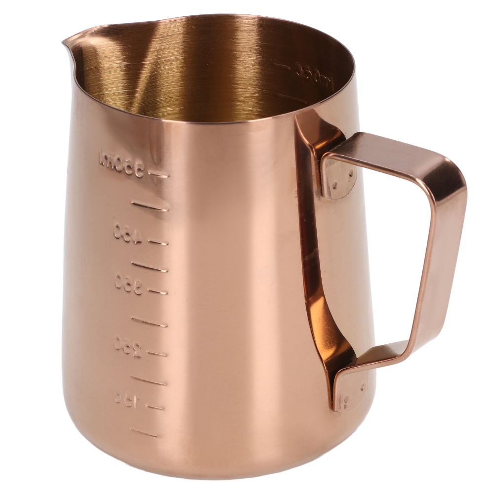 550ML容量ミルク泡立てカップステンレス鋼ローズゴールド泡 - Milk Steaming Pitcher のレビューと価格