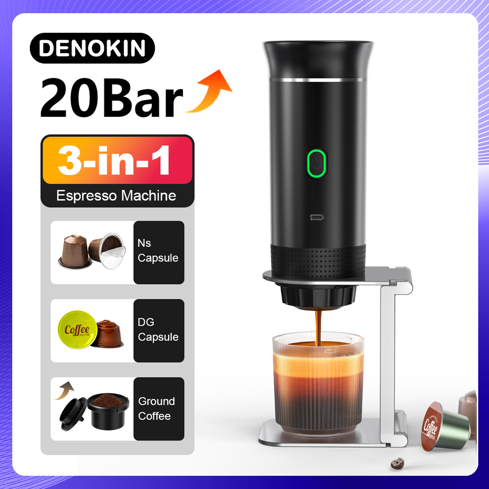 ワイヤレス電動ポータブルエスプレッソコーヒーマシン 車&家庭 - Coffee Equipment At Home のレビューと価格