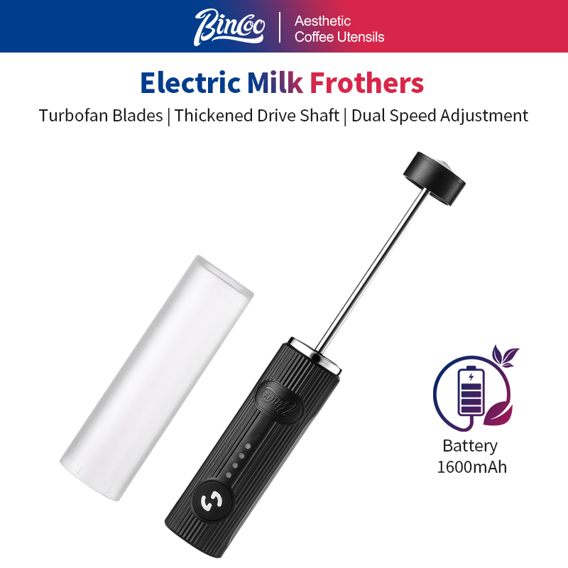 BINCOO 電気コーヒー泡立て器 USB 充電式 2 スピ - Milk Steaming Pitcher のレビューと価格