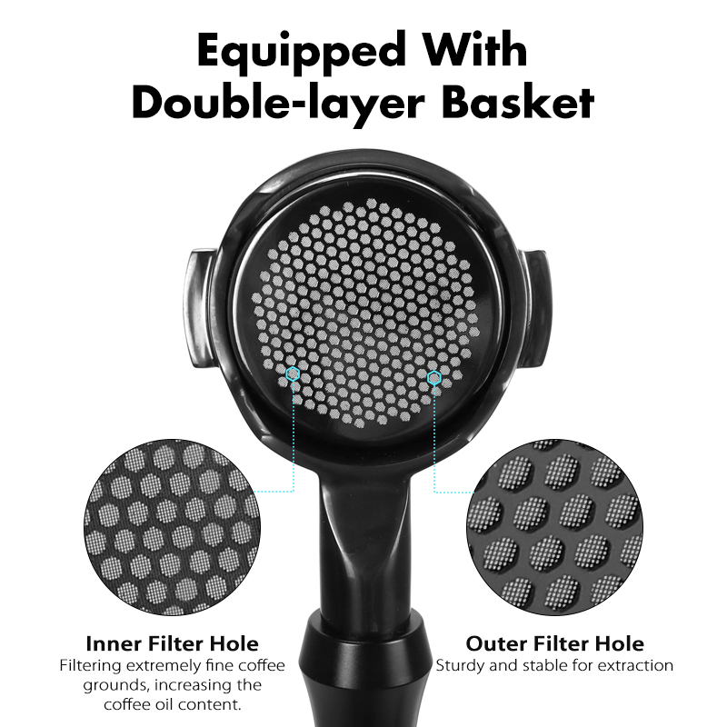 58 ミリメートルコーヒー底なしポルタフィルターネイキッド精 - Coffee Equipment Filter のレビューと価格